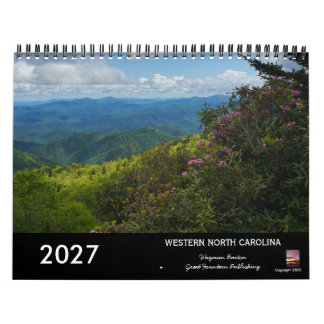 Westelijke Noord Carolina-agenda 2027 Kalender