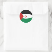Westelijke Sahara Fisheye Vlag Sticker (Tas)