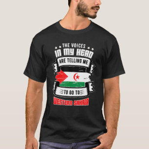 Westelijke Sahara in mijn hoofd T-shirt
