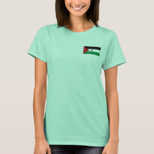 Westelijke Sahara Vlag + Landkaart T-Shirt