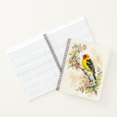 Westelijke Tanagra vogel Notitieboek (Binnen)