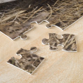 Westelijke weideleeuwerik (Sturnella neglecta) Legpuzzel (Zijkant)