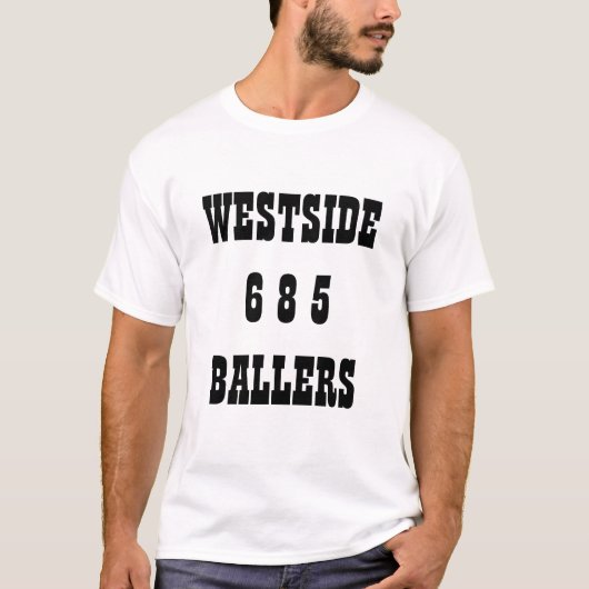 WESTEN6 8 5BALLERS T-SHIRT (Voorkant)
