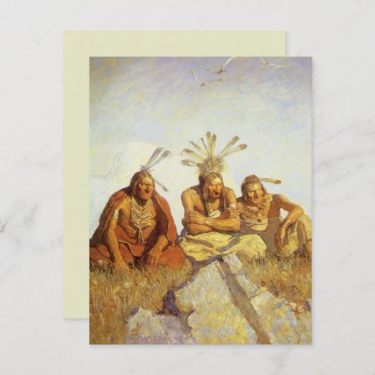 Westen, Guardians War of Peace by NC Wyeth (Voorkant / Achterkant)