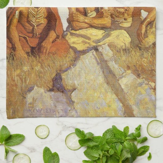  Westen, Guardians War of Peace by NC Wyeth Theedoek (Gevouwen)