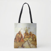  Westen, Guardians War of Peace by NC Wyeth Tote Bag (Voorkant)