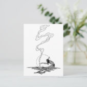  Westen, Indiaan in zijn eenzaamheid door NC Wyeth Briefkaart (Staand voorkant)