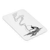 Westen, Indiaan in zijn eenzaamheid door NC Wyeth Magneet (Rechterzijde)