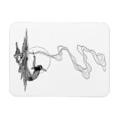 Westen, Indiaan in zijn eenzaamheid door NC Wyeth Magneet (Horizontaal)