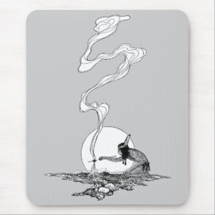  Westen, Indiaan in zijn eenzaamheid door NC Wyeth Muismat