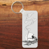  Westen, Indiaan in zijn eenzaamheid door NC Wyeth Sleutelhanger (Voorkant)