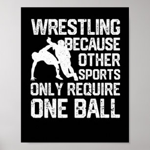 Westen, want voor andere sporten slechts één bal poster