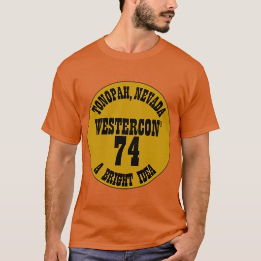 Westercon 74 T Shirt (dubbelzijdig) (Voorkant)