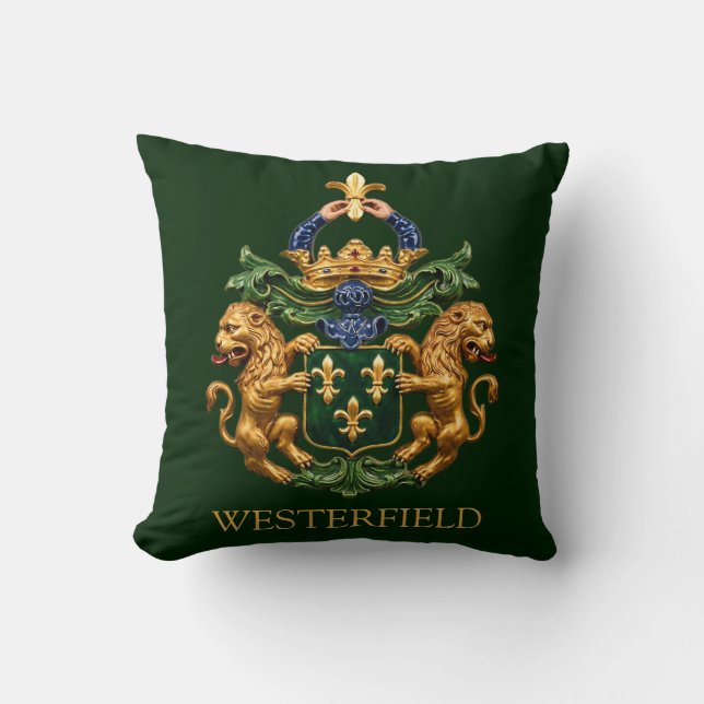 Westerfield Nederlands Familiewapen. Kussen (Voorkant)