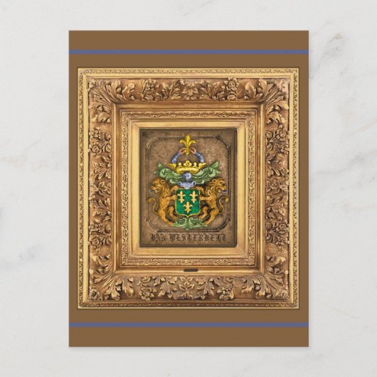 Westerfield Nederlandse gezinscolat van wapens. Briefkaart (Voorkant)