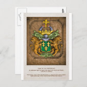 Westerfield Nederlandse gezinscolat van wapens. Briefkaart (Voorkant / Achterkant)