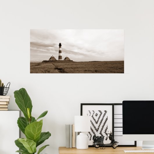 Westerhever Light Poster (Thuiskantoor)
