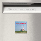 Westerhever Lighthouse, Wadden Zee, Duitsland Magneet (Insitu (Vaatwasser))