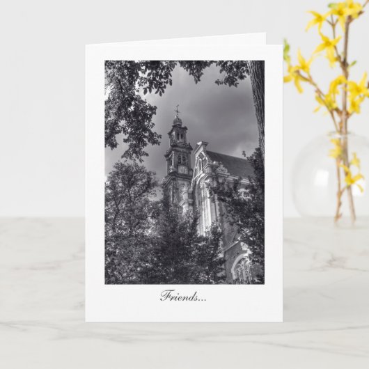 Westerkerk, Amsterdam Kerk - Vrienden Kaart (Gele Bloem)