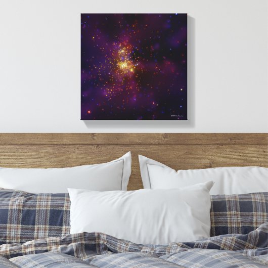 Westerlund 2 canvas afdruk (Insitu (Slaapkamer))