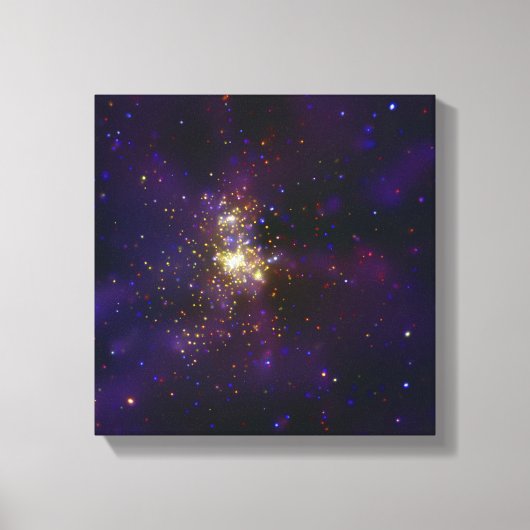 Westerlund 2, een jonge ster cluster canvas afdruk (Voorkant)