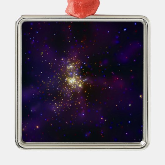 Westerlund 2, een jonge ster cluster metalen ornament (Voorkant)