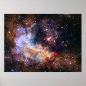 Westerlund 2 — Hubble Space Telescope Poster (Voorkant)