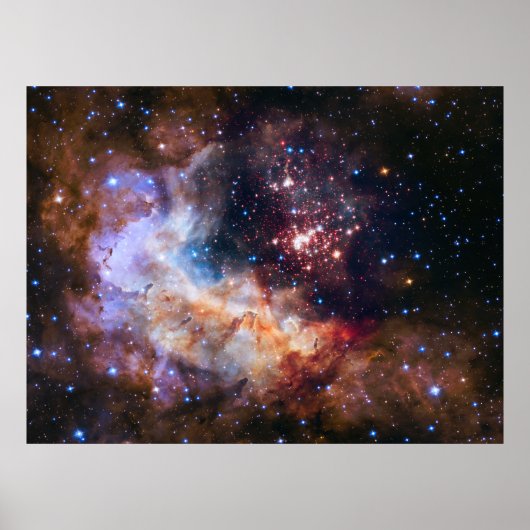 Westerlund 2 — Hubble Space Telescope Poster (Voorkant)