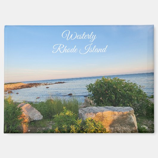Westerly Rhode Island Souvenir Magnet (Voorkant)