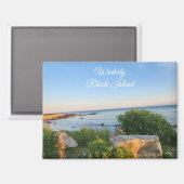Westerly Rhode Island Souvenir Magnet (Voorkant / Achterkant)