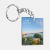 Westerly Rhode Island Souvenir Sleutelhanger (Voorkant Links)