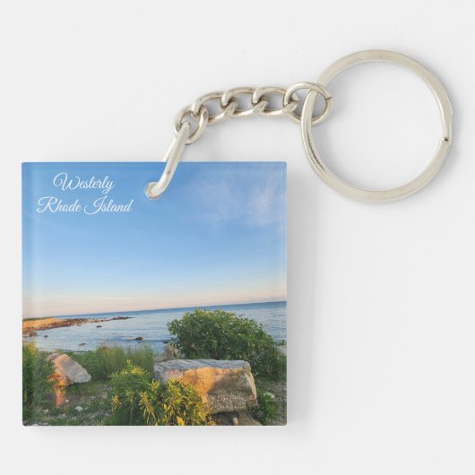 Westerly Rhode Island Souvenir Sleutelhanger (Achterkant)