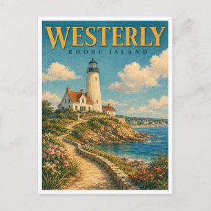 Westerly Rhode Island Watch Hill GeoSaga Briefkaart