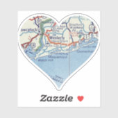 Westerly RI Map Sticker (Vel)