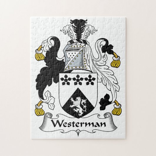 Westerman Family Crest Legpuzzel (Verticaal)