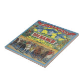 Western 101 Ranch Poster Tegeltje (Zijkant)