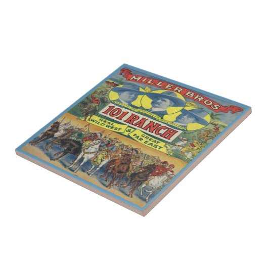  Western 101 Ranch Poster Tegeltje (Zijkant)