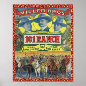 Western 101 Ranch Vintage Poster (Voorkant)