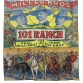 Western 101 Ranch Wild West Show Rodeo Douchegordijn (Voorkant)