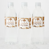 Western 1e Rodeo Verjaardagsfeest Waterfles Etiket (Flessen)