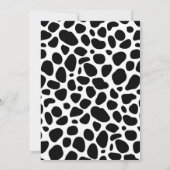 Western 1e rodeo voor babymeisjes kaart (Achterkant)