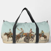  Western 4 cowboys op Bucking Horses Plunjezak (Voorkant)