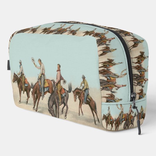  Western 4 cowboys op Bucking Horses Toilettasje (Rechterhoek)