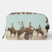  Western 4 cowboys op Bucking Horses Toilettasje (Achterkant)