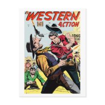 Western Actie Comic Hoesje