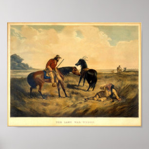 Western Afbeelding Het Poster van de laatste oorl