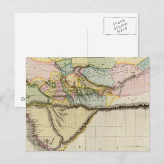 Western Afrika Briefkaart (Voorkant / Achterkant)