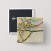 Western Afrika Vierkante Button 5,1 Cm (Voorkant /achterkant)