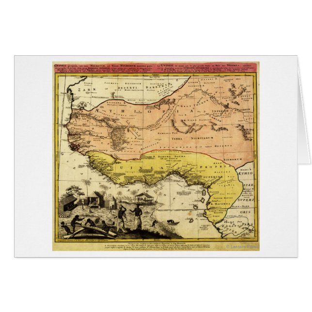 Western AfrikaPanoramische KaartWest-Afrika (Voorkant Horizontaal)