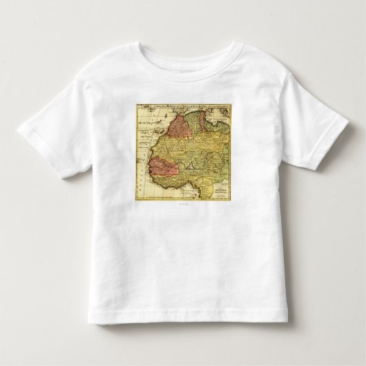 Western AfrikaPanoramische kaartWest-Afrika 2 Kinder Shirts (Voorkant)